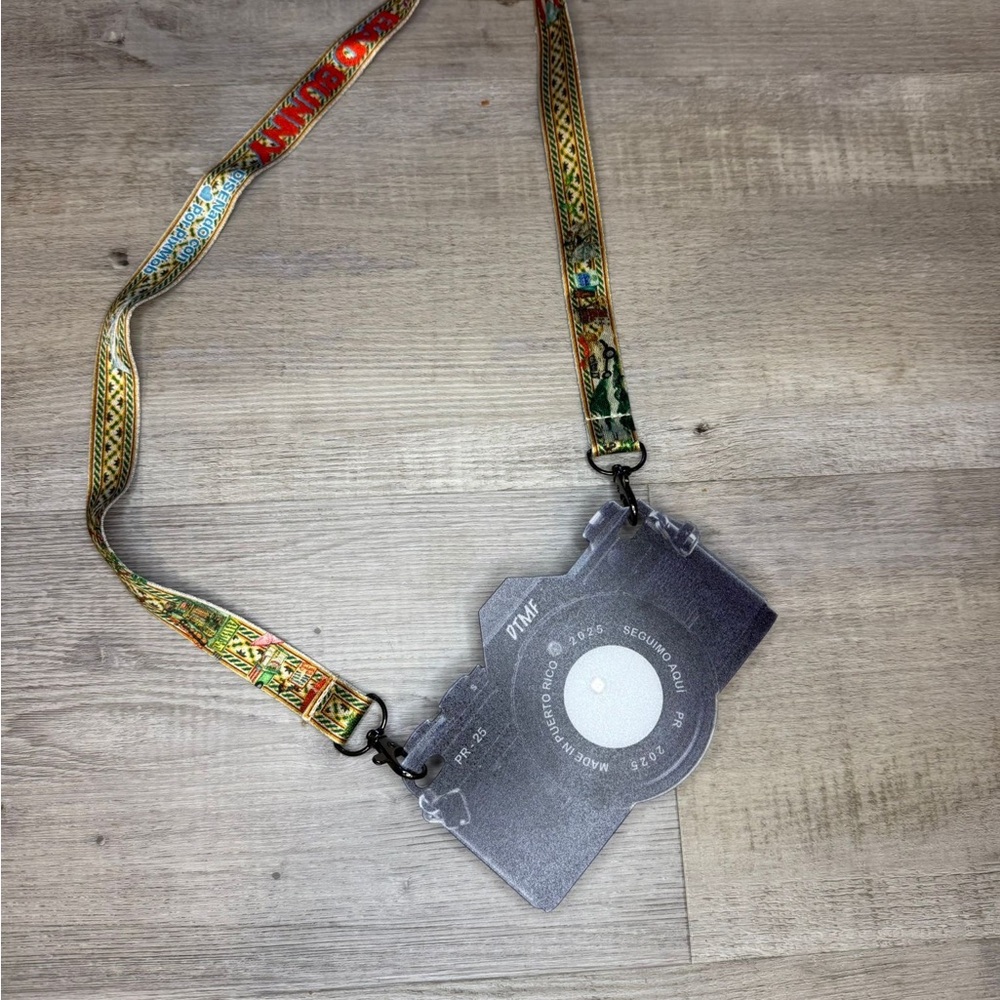 Bad Bunny Concert Camera Lanyard – Puerto Rico Exclusive